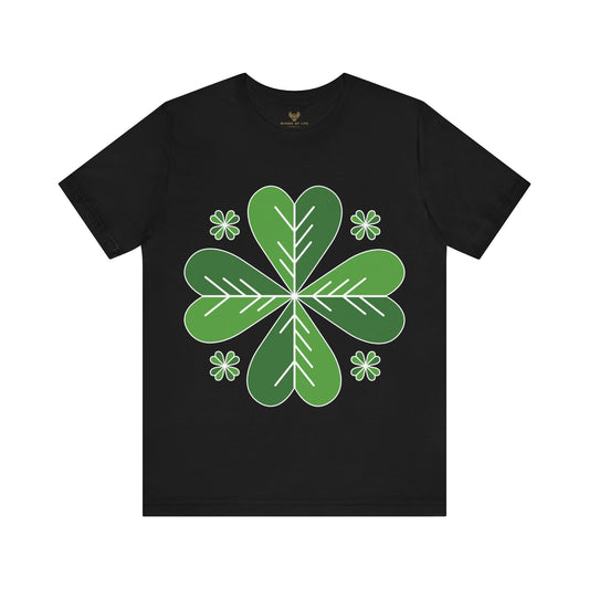 St Patricks Day "4- Leaf Clover", St Patricks Lucky T- Shirt, Lucky St Patricks Day shirts