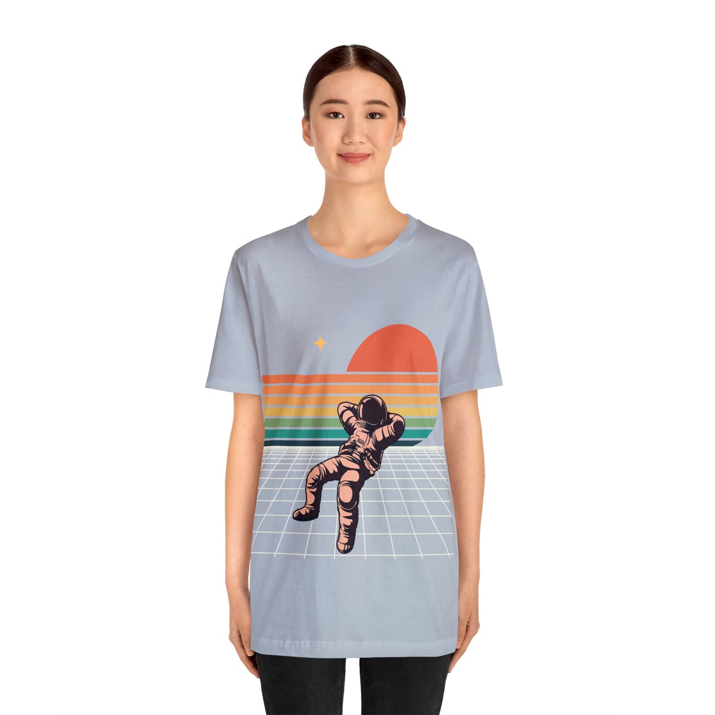 Astronaut Chilling On Sunset - Graphic T Shirt For Men and Women