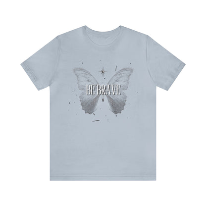 Be Brave With Butterfly - Graphic T Shirt for Women