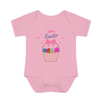 Cute Happy Easter Day Easter Egg Basket Kids Shirt