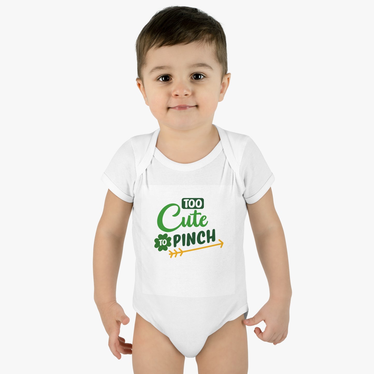 St. Patricks Day - " To Cute To Pinch" -Infant Baby Bodysuit