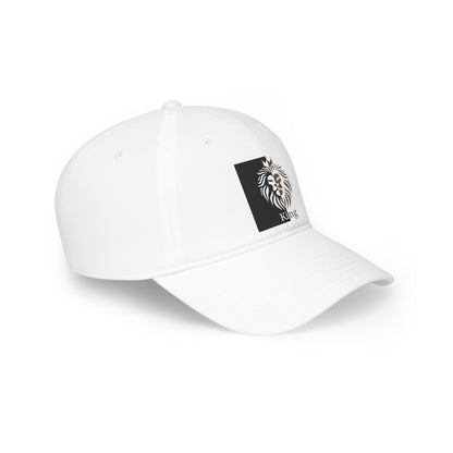 King - Lion With Crown - Low Profile Baseball Cap