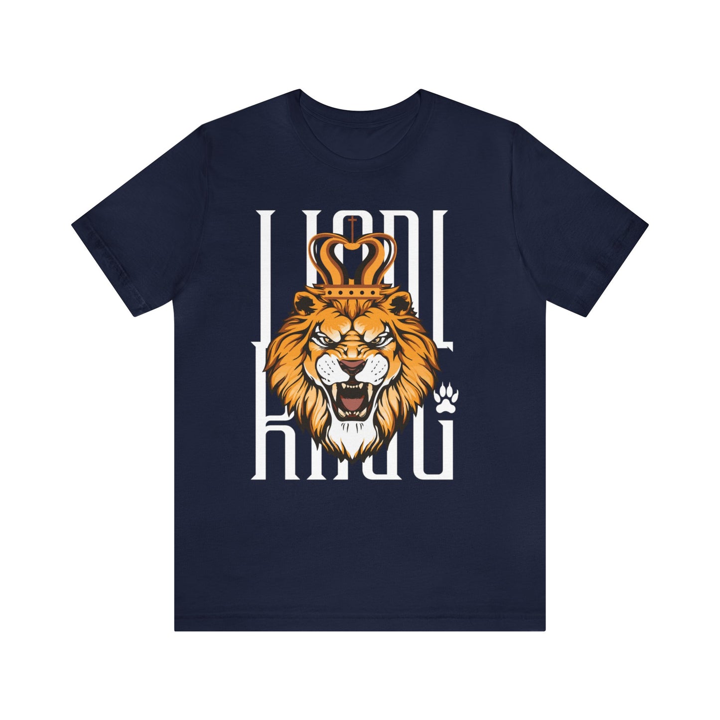 I Am King - Lion With A Crown - Graphic T Shirt For Men