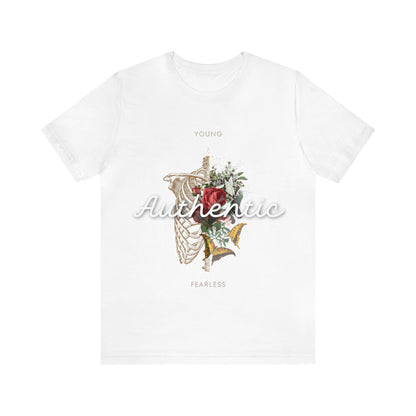 Young, Authentic, Fearless - Graphic T Shirt For Men and Women