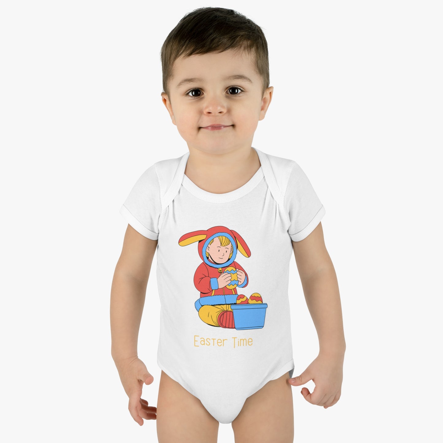 Cute Happy Easter Day kids shirt for a boy