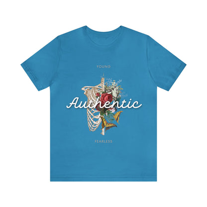 Young, Authentic, Fearless - Graphic T Shirt For Men and Women