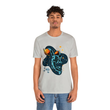 Astronaut Dunking On Saturn - Graphic T Shirt For Men and Women