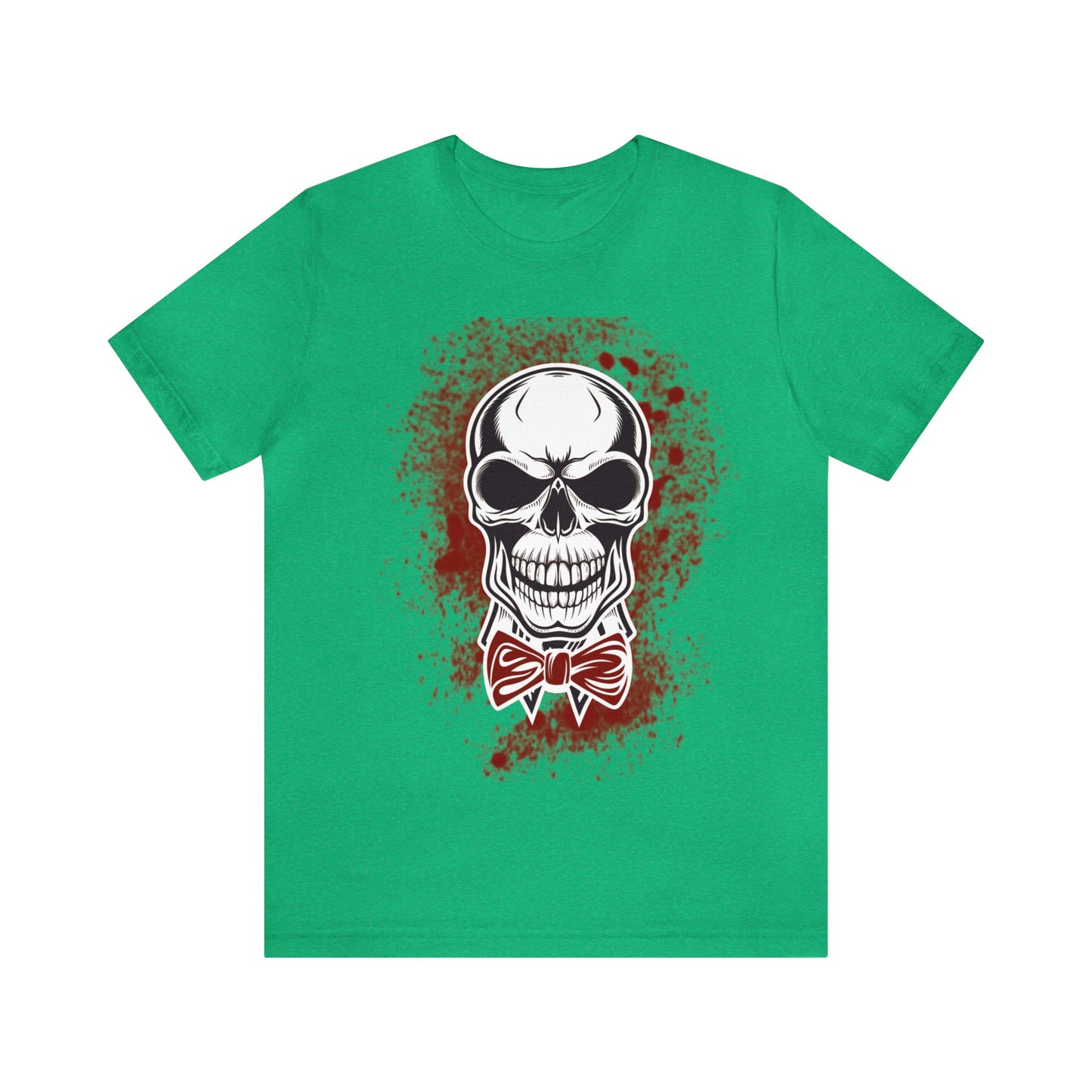 Skull with BowTie - Graphic T Shirt For Men and Women