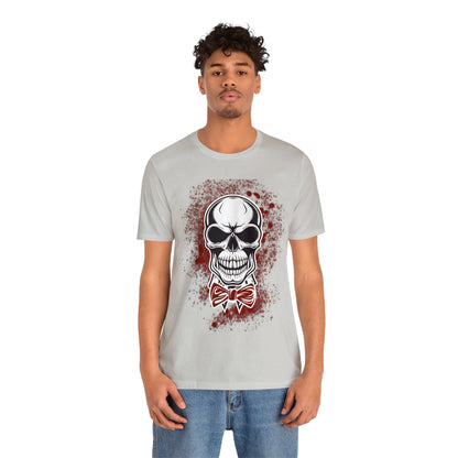 Skull with BowTie - Graphic T Shirt For Men and Women