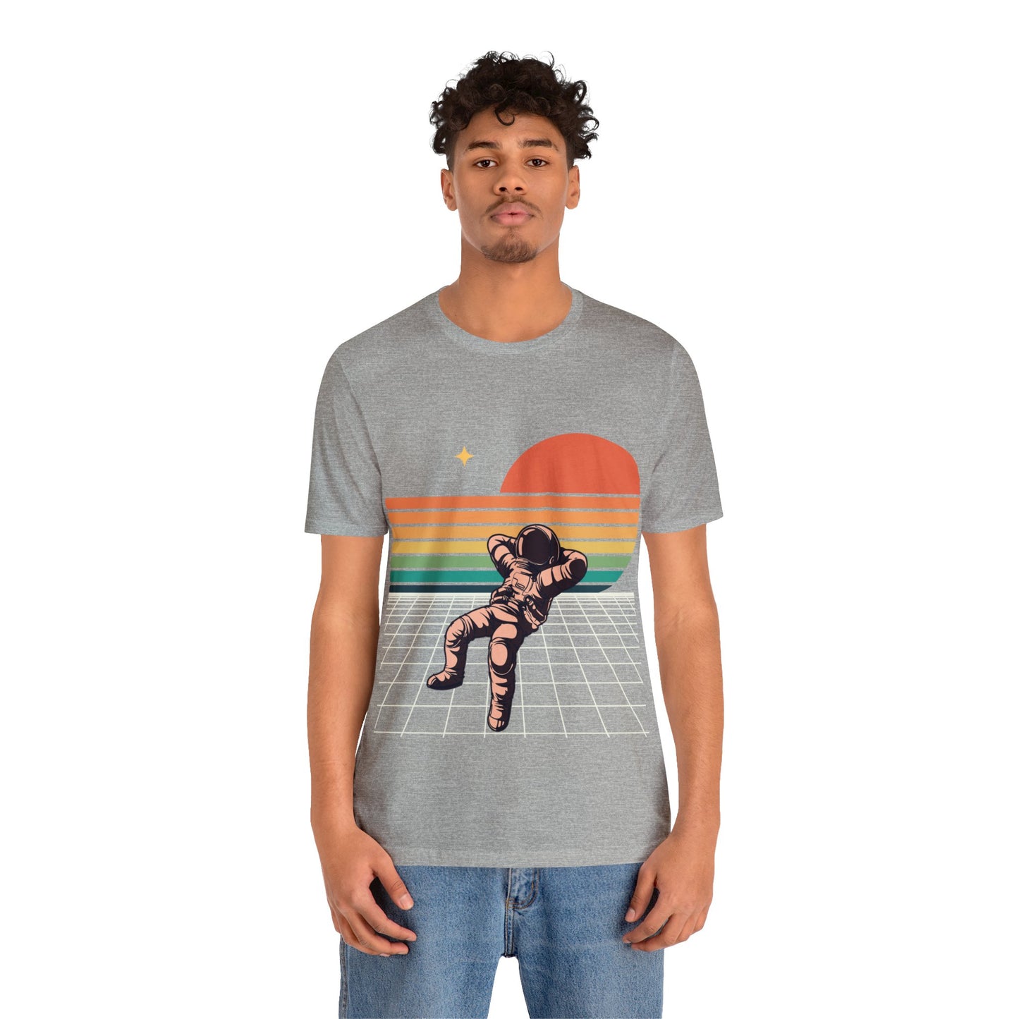 Astronaut Chilling On Sunset - Graphic T Shirt For Men and Women