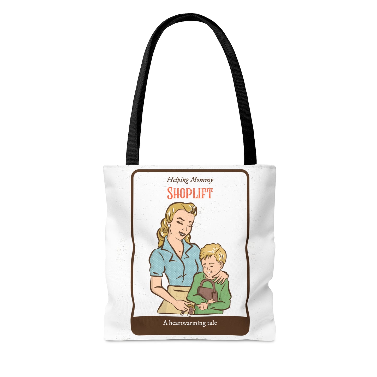 Helping Mommy Shoplift - Funny Tote Bag