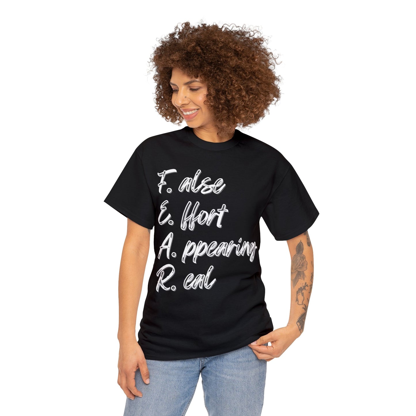 F.E.A.R. - False Effort Appearing Real - Unisex Heavy Cotton Tee