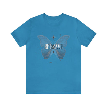 Be Brave With Butterfly - Graphic T Shirt for Women