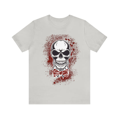 Skull with BowTie - Graphic T Shirt For Men and Women