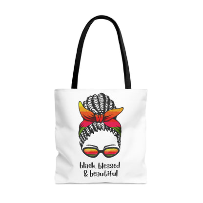 Black, Blessed, and Beautiful - Tote Bag (AOP)