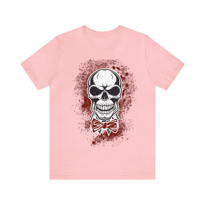 Skull with BowTie - Graphic T Shirt For Men and Women