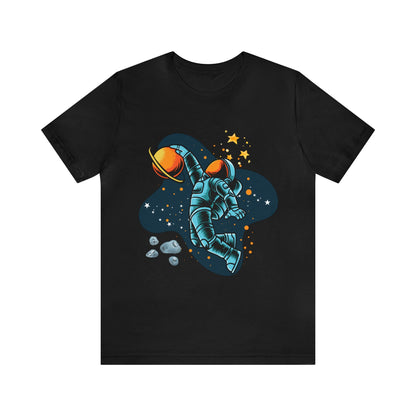 Astronaut Dunking On Saturn - Graphic T Shirt For Men and Women