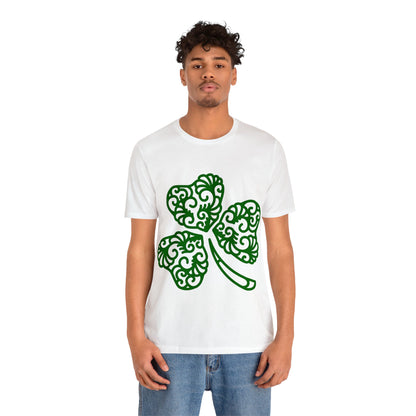 St. Patricks Day - "3-Leaf Clover" T-Shirt - St. Patricks Day Lucky T-Shirt, Lucky Irish shirt