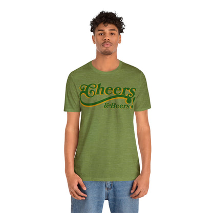 St Patricks Day - "Cheers and Beers", St Patricks day drinking t-shirt, Irish Pub Shirt, Drinking Shirt