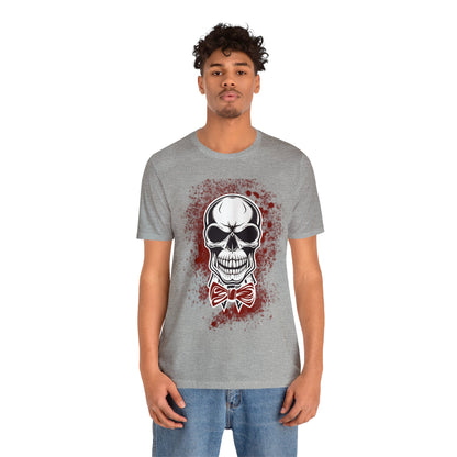 Skull with BowTie - Graphic T Shirt For Men and Women