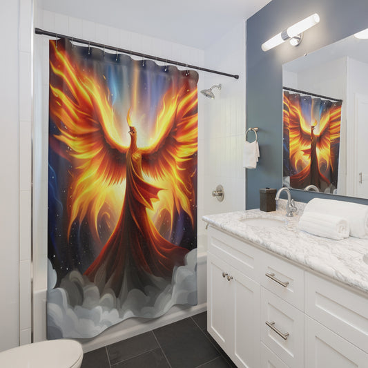 Phoenix Rising - Shower Curtains