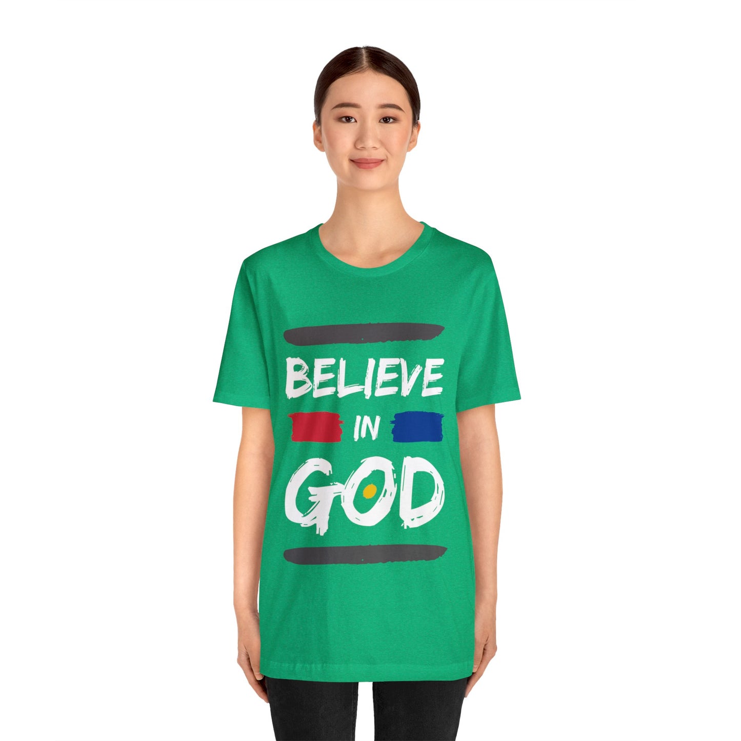 Believe In God - Christian T Shirt For Men and Women