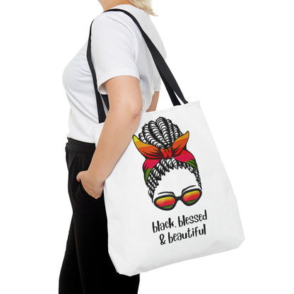 Black, Blessed, and Beautiful - Tote Bag (AOP)