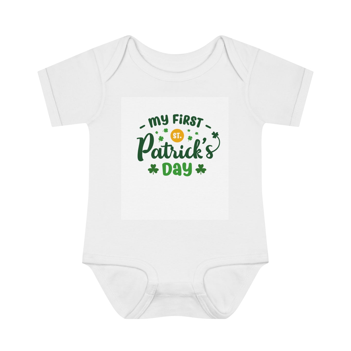 St. Patricks Day - "My First St. Patricks Day" Infant Baby Bodysuit
