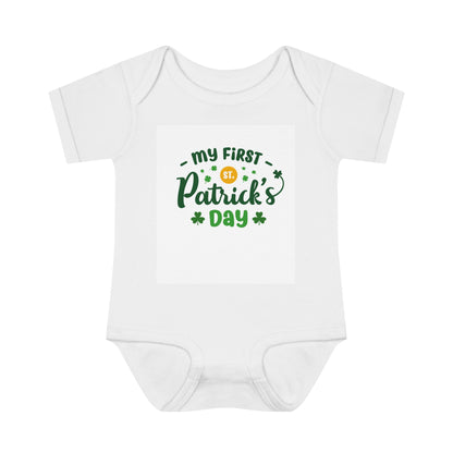 St. Patricks Day - "My First St. Patricks Day" Infant Baby Bodysuit