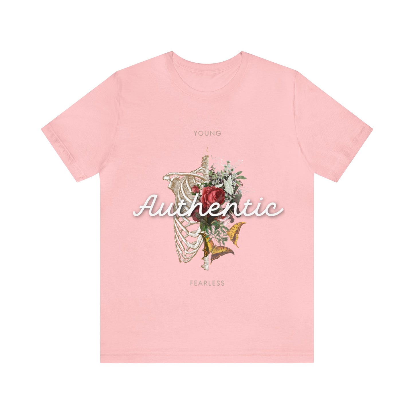 Young, Authentic, Fearless - Graphic T Shirt For Men and Women