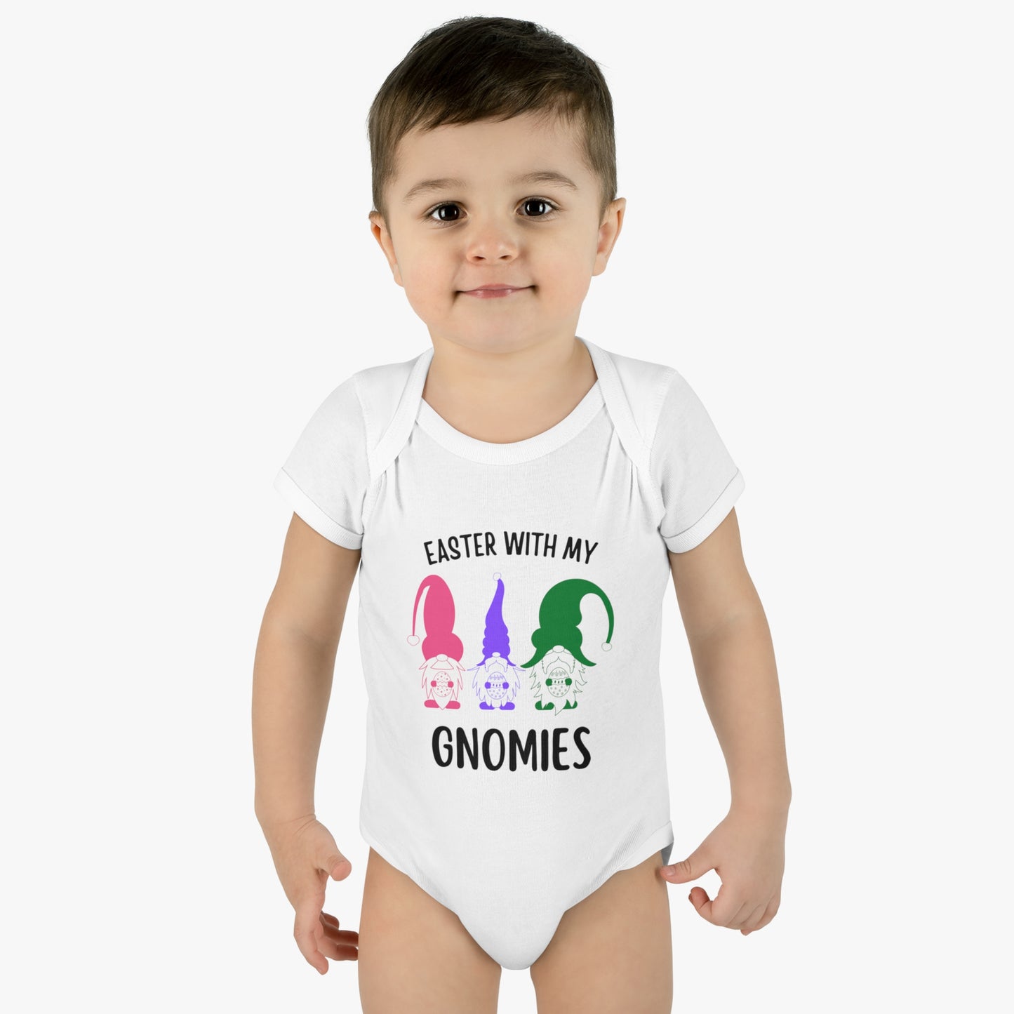 Happy Easter Cute Gnome Kids Shirt