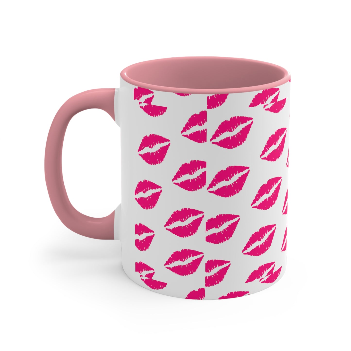 Kisses Accent Coffee Mug For Coffee Lovers, 11oz