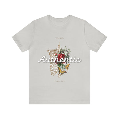 Young, Authentic, Fearless - Graphic T Shirt For Men and Women