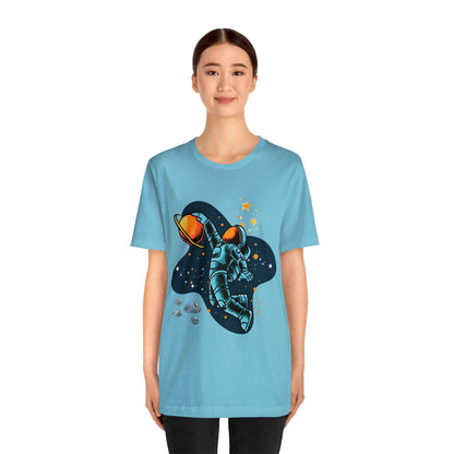 Astronaut Dunking On Saturn - Graphic T Shirt For Men and Women