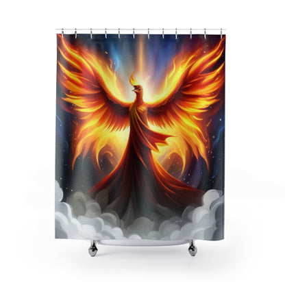 Phoenix Rising - Shower Curtains