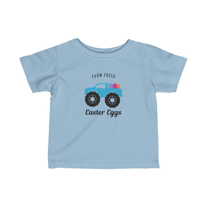 Cute Happy Easter Egg hunt Delivery Kids Shirt for boys