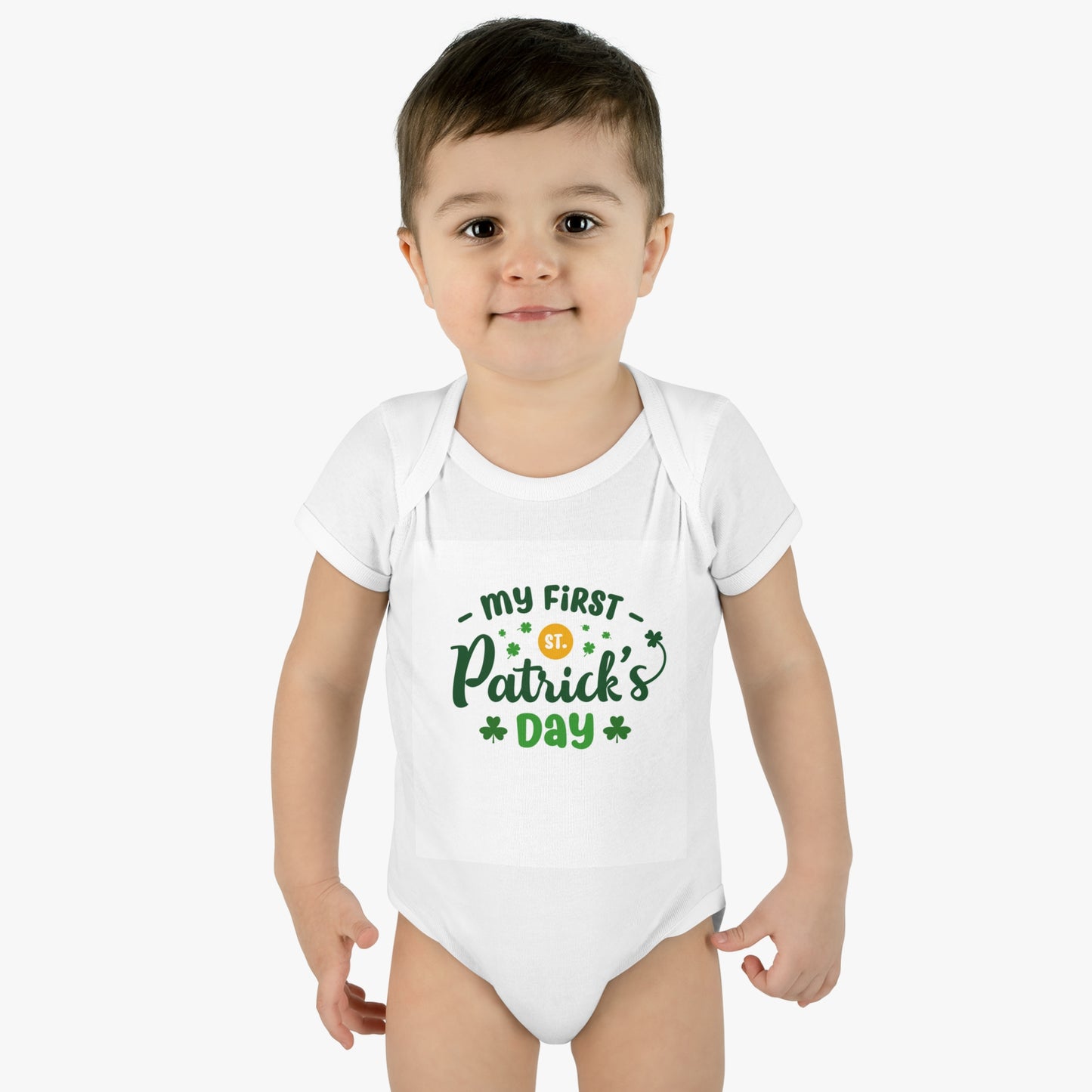 St. Patricks Day - "My First St. Patricks Day" Infant Baby Bodysuit